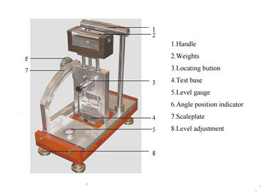 MARK II Portabel Sepatu Testing Equipment Inclinable Articulated Strut slip Tester